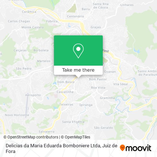 Delicias da Maria Eduarda Bomboniere Ltda map