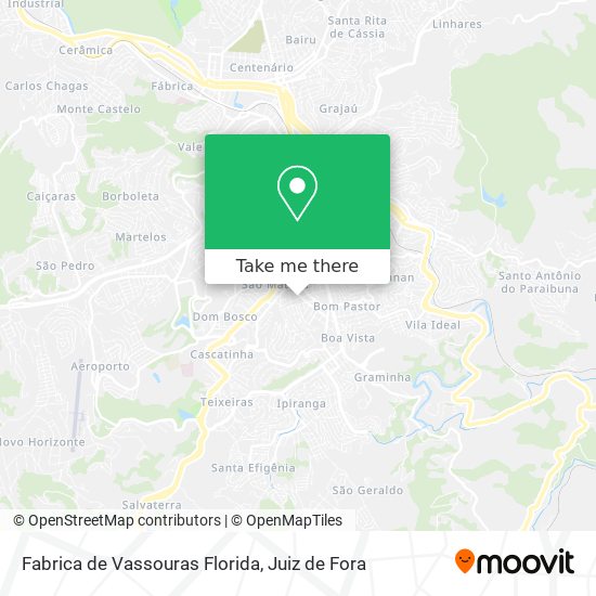 Fabrica de Vassouras Florida map