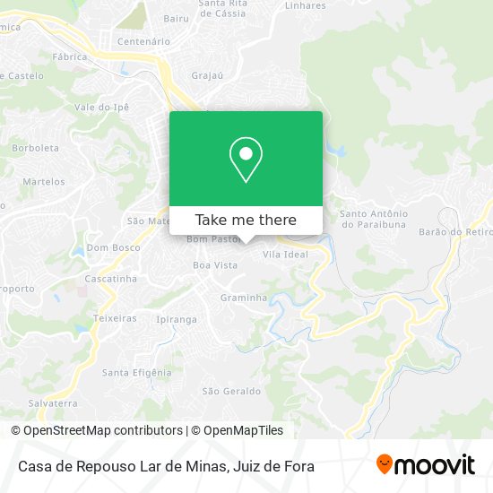 Casa de Repouso Lar de Minas map