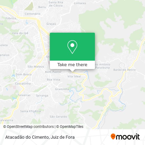 Atacadão do Cimento map