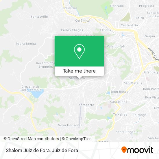 Shalom Juiz de Fora map