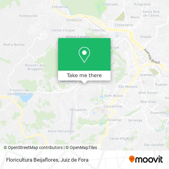 Floricultura Beijaflores map