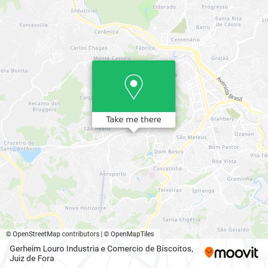 Gerheim Louro Industria e Comercio de Biscoitos map