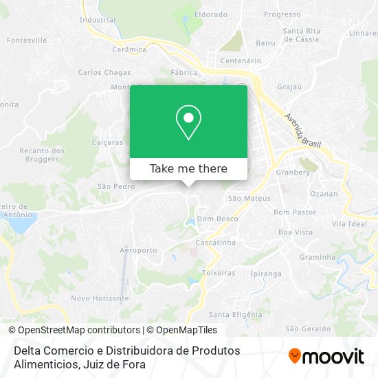 Delta Comercio e Distribuidora de Produtos Alimenticios map