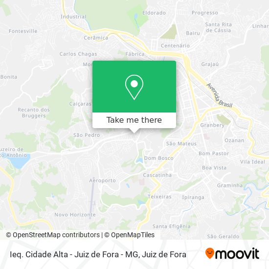 Mapa Ieq. Cidade Alta - Juiz de Fora - MG