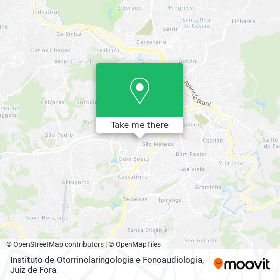 Instituto de Otorrinolaringologia e Fonoaudiologia map