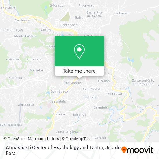 Atmashakti Center of Psychology and Tantra map