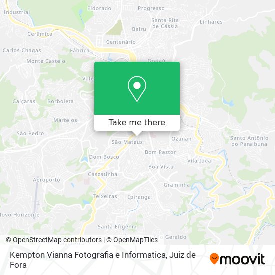 Kempton Vianna Fotografia e Informatica map