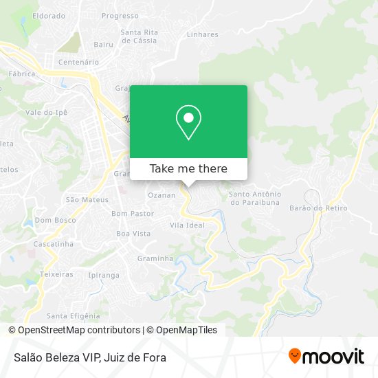 Mapa Salão Beleza VIP