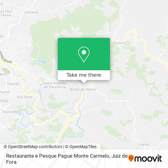 Restaurante e Pesque Pague Monte Carmelo map