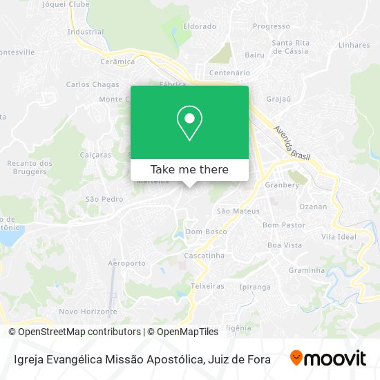 Igreja Evangélica Missão Apostólica map