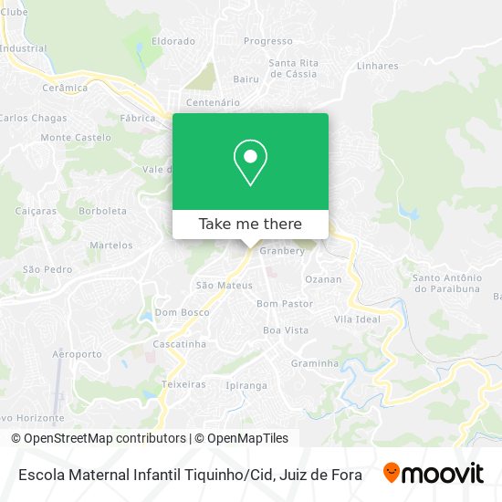 Escola Maternal Infantil Tiquinho / Cid map