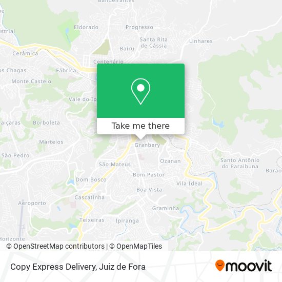 Copy Express Delivery map