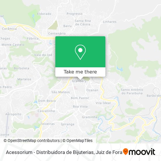 Acessorium - Distribuidora de Bijuterias map