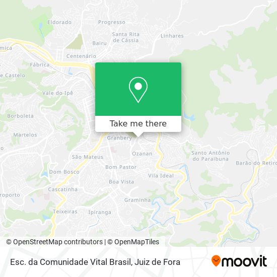 Esc. da Comunidade Vital Brasil map