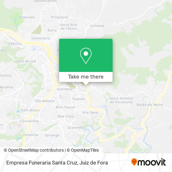 Empresa Funeraria Santa Cruz map