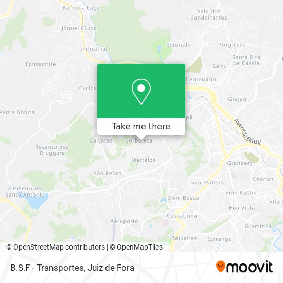 B.S.F - Transportes map