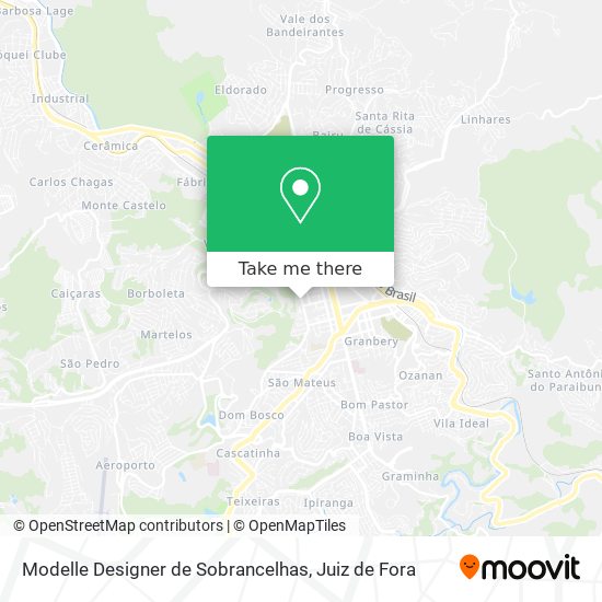 Modelle Designer de Sobrancelhas map