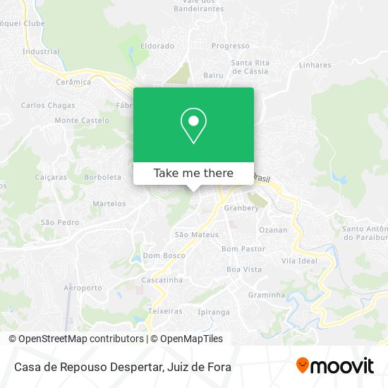Casa de Repouso Despertar map