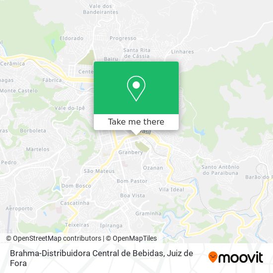 Brahma-Distribuidora Central de Bebidas map