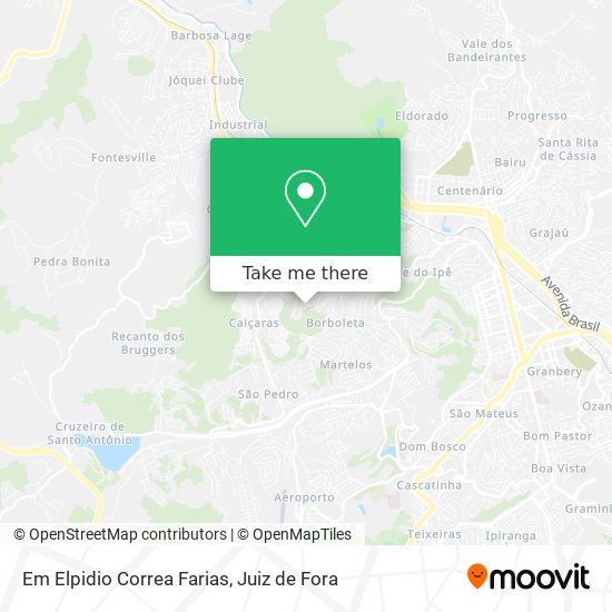 Em Elpidio Correa Farias map
