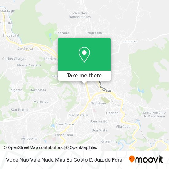 Voce Nao Vale Nada Mas Eu Gosto D map