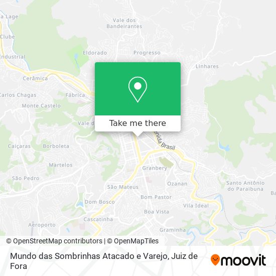 Mundo das Sombrinhas Atacado e Varejo map