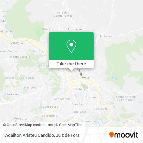 Adailton Aristeu Candido map