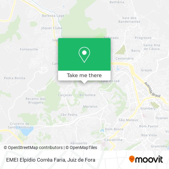 EMEI Elpídio Corrêa Faria map