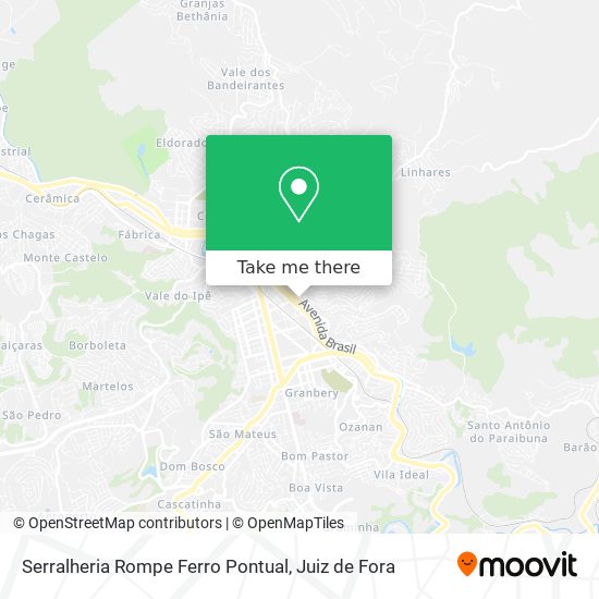 Serralheria Rompe Ferro Pontual map