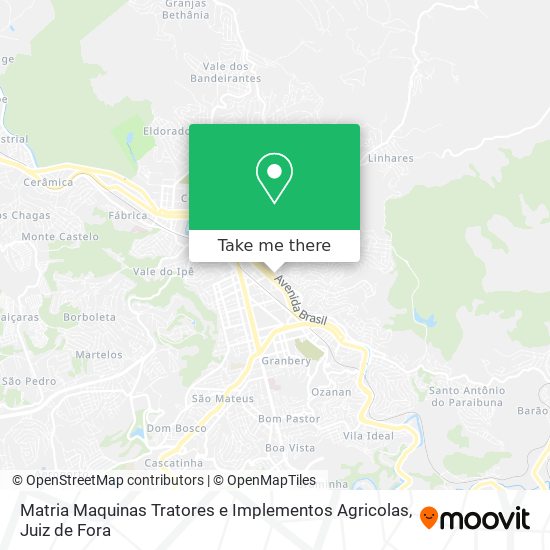 Matria Maquinas Tratores e Implementos Agricolas map