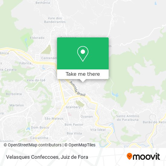 Velasques Confeccoes map