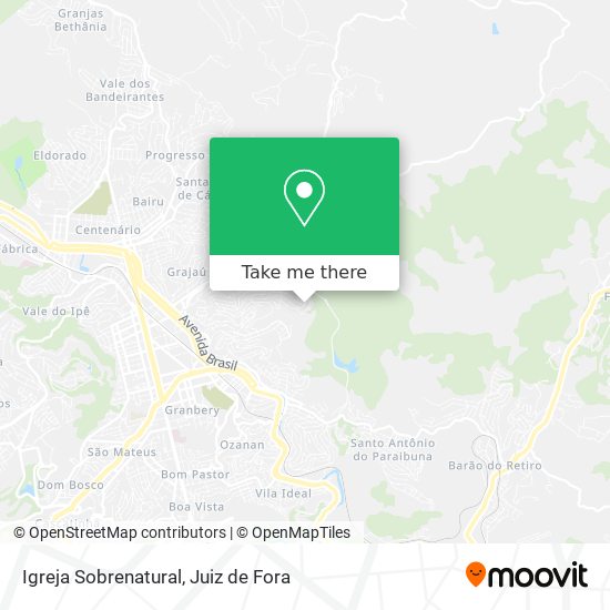Igreja Sobrenatural map