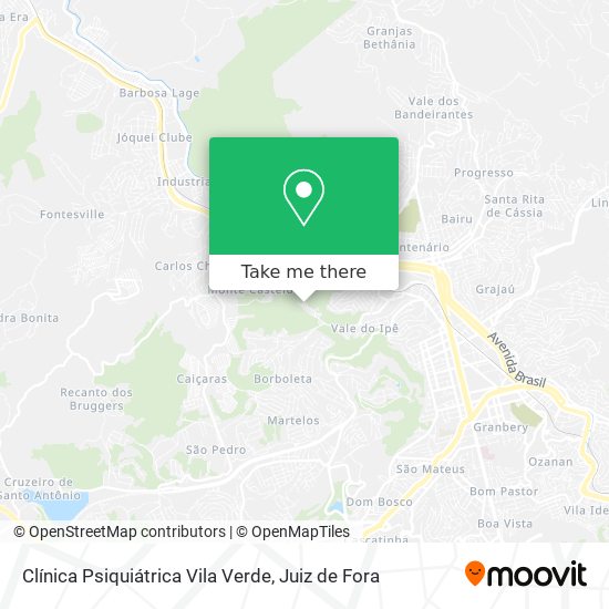 Clínica Psiquiátrica Vila Verde map