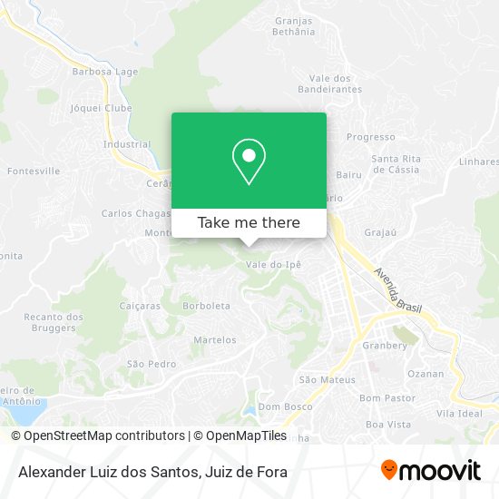 Alexander Luiz dos Santos map