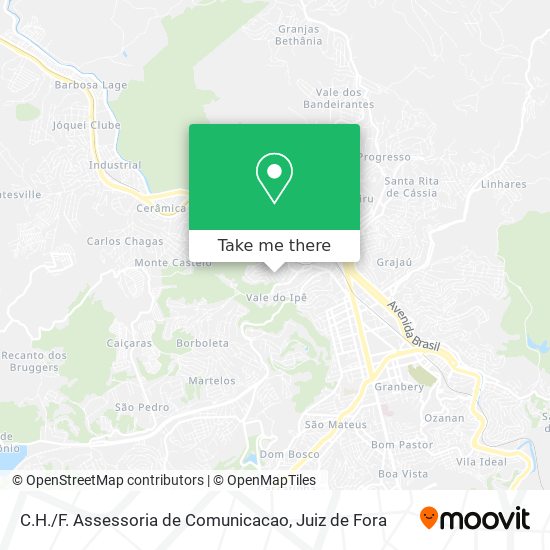 C.H. / F. Assessoria de Comunicacao map