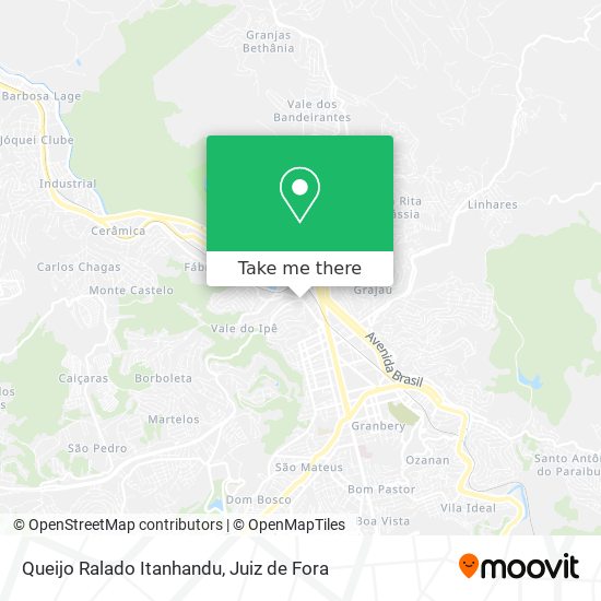 Queijo Ralado Itanhandu map
