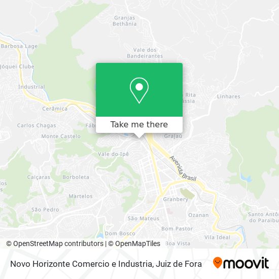 Novo Horizonte Comercio e Industria map