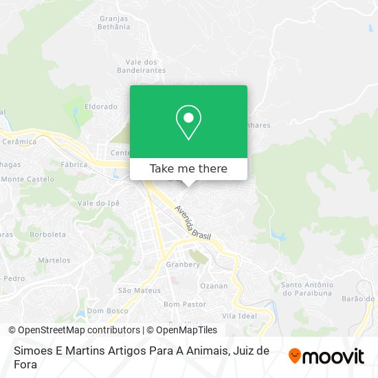 Simoes E Martins Artigos Para A Animais map