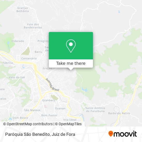 Paróquia São Benedito map