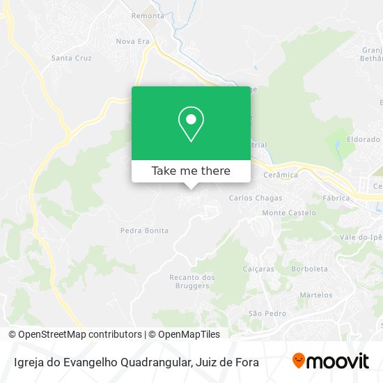 Igreja do Evangelho Quadrangular map