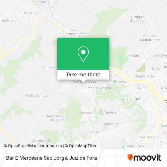 Bar E Mercearia Sao Jorge map