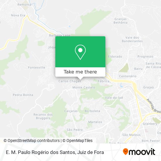 E. M. Paulo Rogério dos Santos map