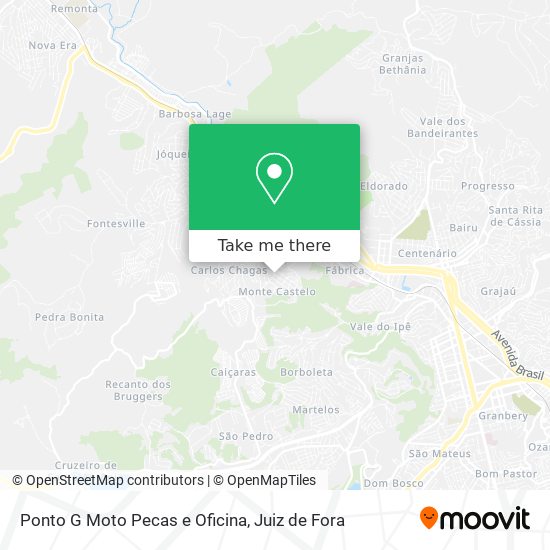 Ponto G Moto Pecas e Oficina map
