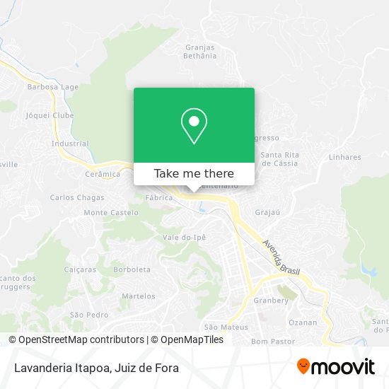 Lavanderia Itapoa map