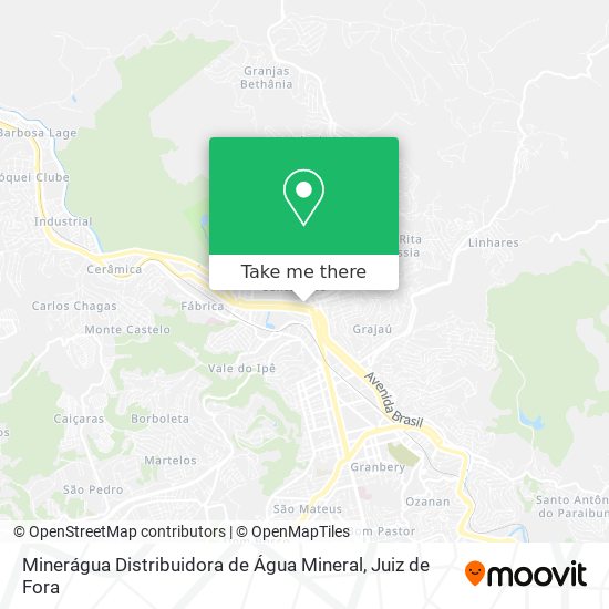 Minerágua Distribuidora de Água Mineral map