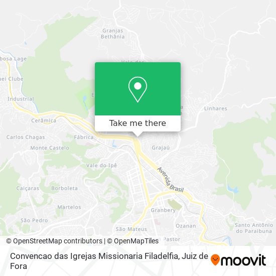 Convencao das Igrejas Missionaria Filadelfia map