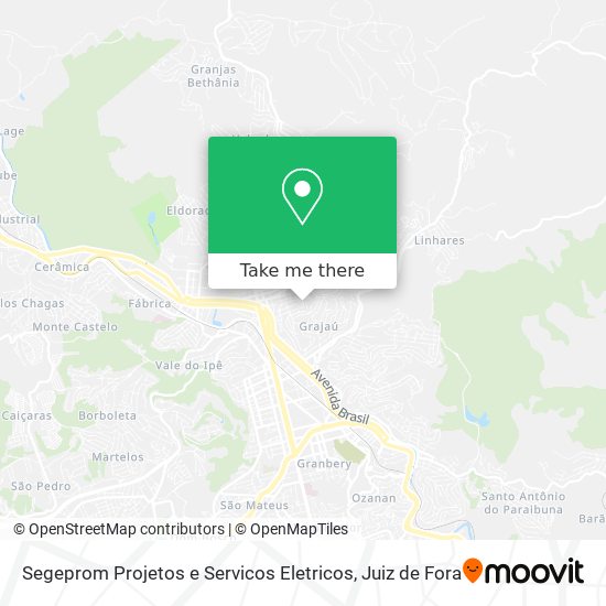 Segeprom Projetos e Servicos Eletricos map