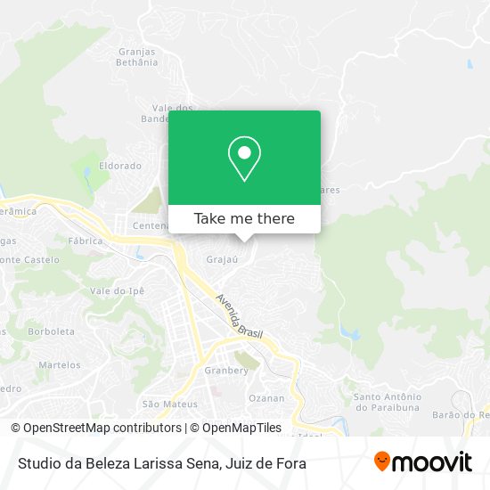 Mapa Studio da Beleza Larissa Sena