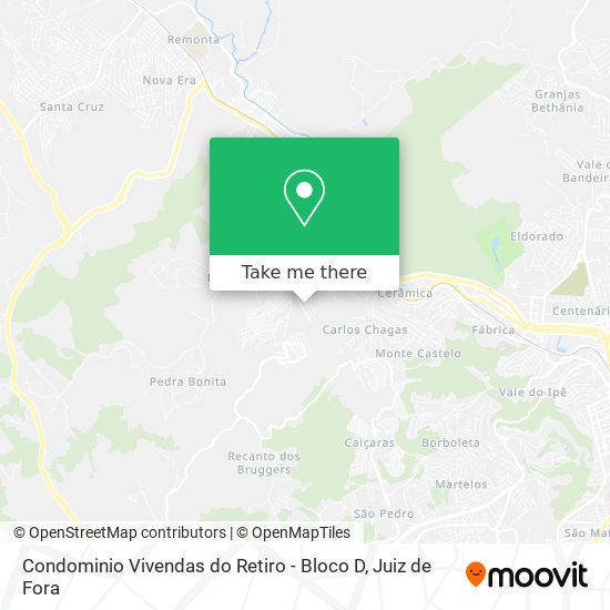 Condominio Vivendas do Retiro - Bloco D map